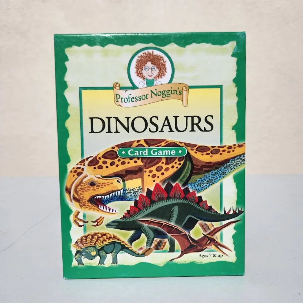 Professor Noggin's Dinosaurs Card Game Fun and Educational Family Trivia Game